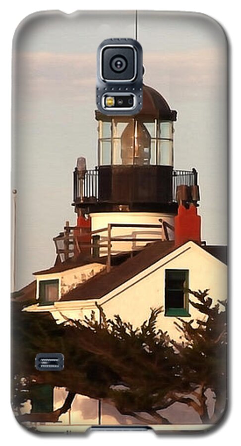 Point Pinos Lighthouse Galaxy S5 Case featuring the photograph Point Pinos Lighthouse by Art Block Collections