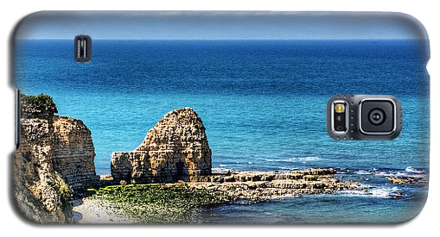 Pointe Du Hoc Galaxy S5 Case featuring the photograph Pointe du Hoc by Weston Westmoreland