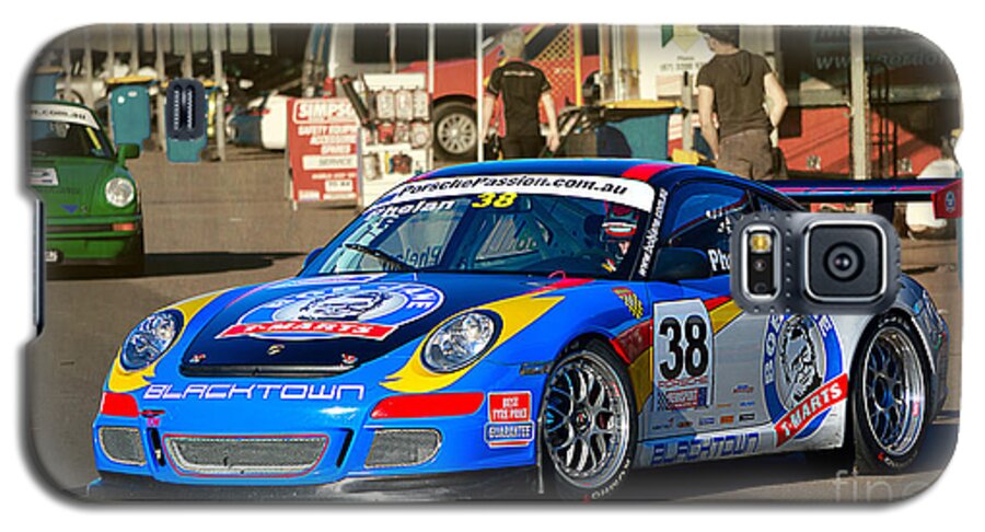 Porsche Galaxy S5 Case featuring the photograph Porsche in the Pits by Stuart Row