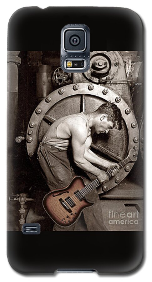 Guitar Galaxy S5 Case featuring the photograph Power Chord Mechanic by Martin Konopacki