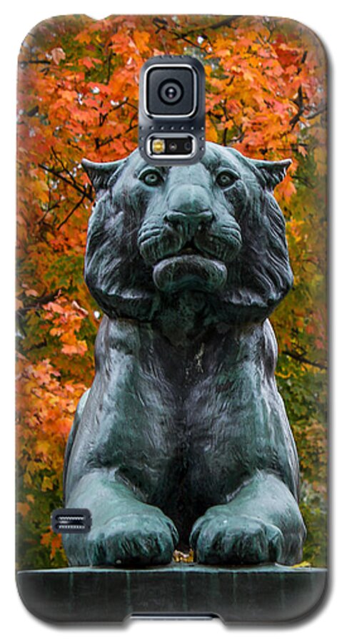 Fall Galaxy S5 Case featuring the photograph Princeton Tiger by Glenn DiPaola