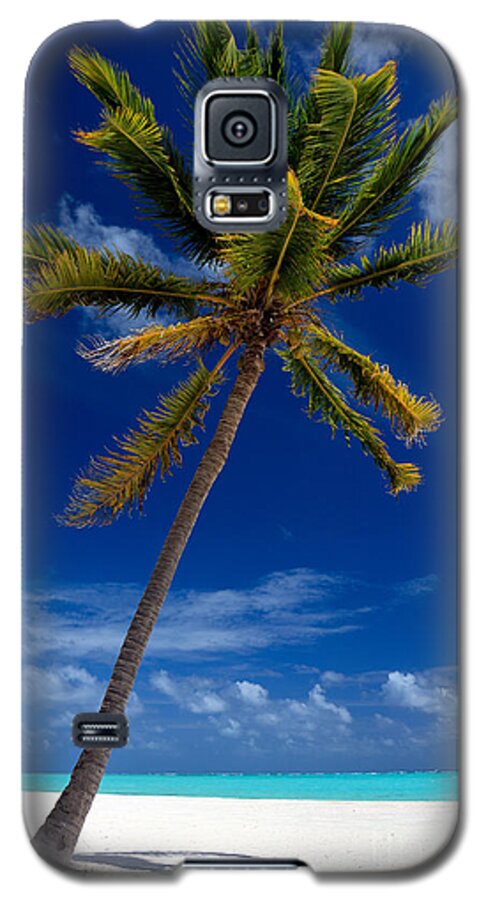 Caribbean Galaxy S5 Case featuring the photograph Pristine Tropical Beach by Karen Lee Ensley