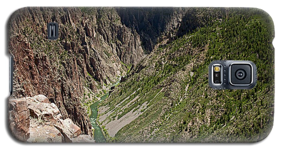 Black Canyon Of The Gunnison National Park Galaxy S5 Case featuring the photograph Pulpit Rock Overlook Black Canyon of the Gunnison by Fred Stearns