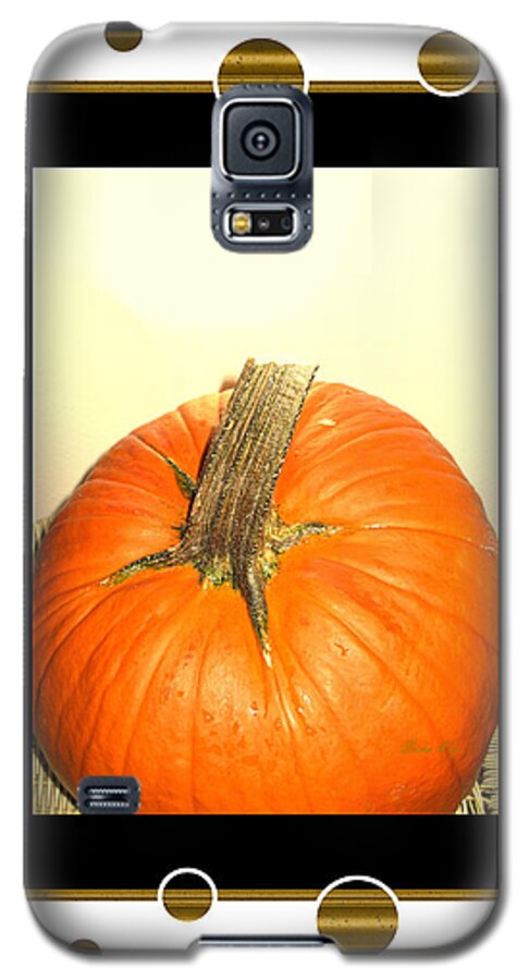 October Special Promotion Galaxy S5 Case featuring the photograph Pumpkin Card by Oksana Semenchenko