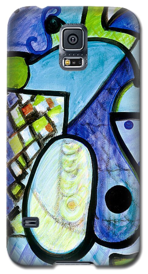 Abstract Art Galaxy S5 Case featuring the painting Pure Perfection by Stephen Lucas