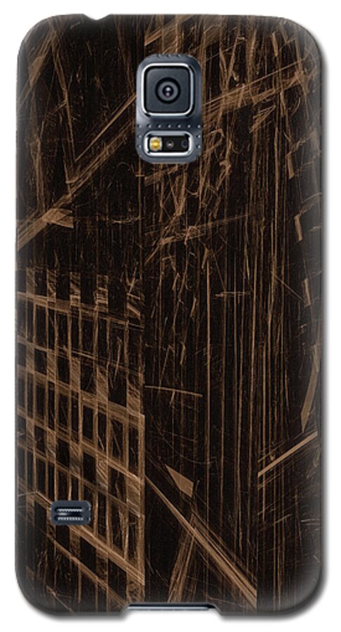 Fractal Galaxy S5 Case featuring the digital art Quake - Ground Zero by Gary Blackman