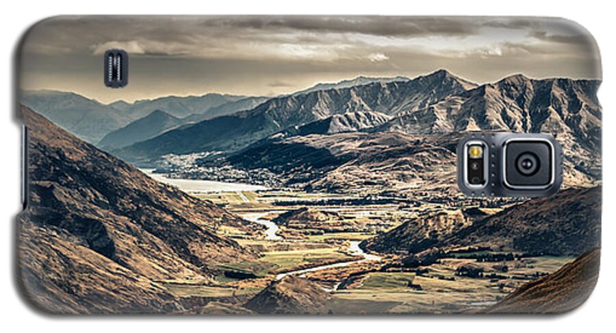 New Zealand Galaxy S5 Case featuring the photograph Queenstown View by Chris Cousins