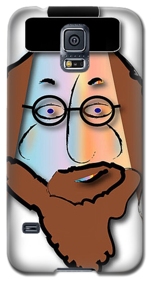 Rabbi Galaxy S5 Case featuring the digital art Rabbi David by Marvin Blaine