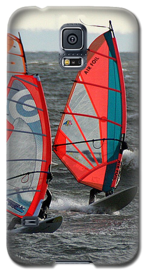 Water Galaxy S5 Case featuring the photograph Racing with Wind by William Selander