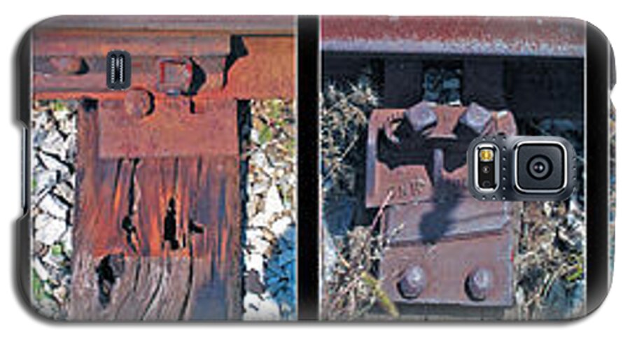Railroad Galaxy S5 Case featuring the photograph Railroad Ties by The Art of Marsha Charlebois