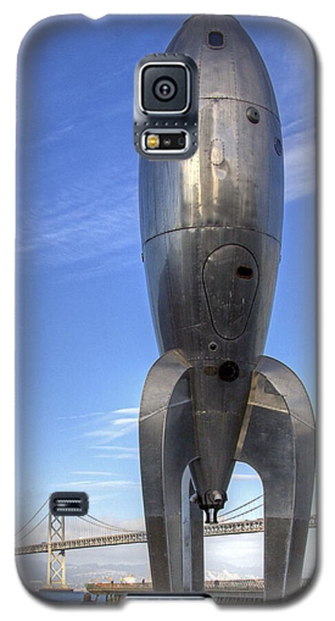 Rocketship Galaxy S5 Case featuring the photograph Raygun Gothic Rocketship by Kate Brown