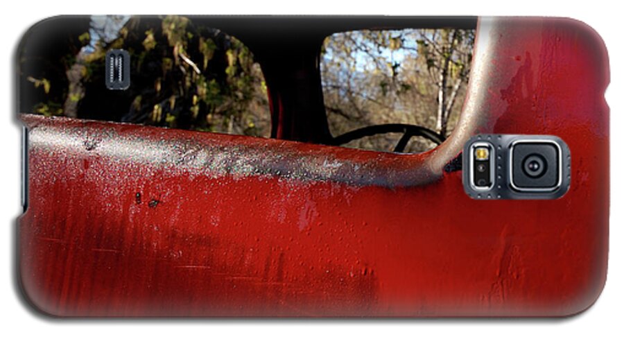 Automotive Galaxy S5 Case featuring the photograph Rear View - Vintage Dodge Truck by Steven Milner