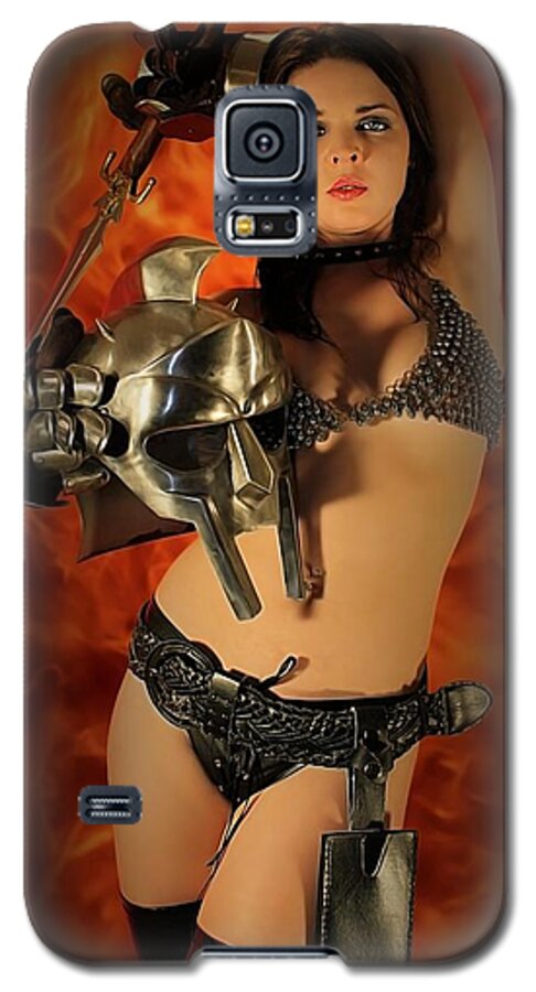 Fantasy Galaxy S5 Case featuring the photograph Rebel Fire by Jon Volden