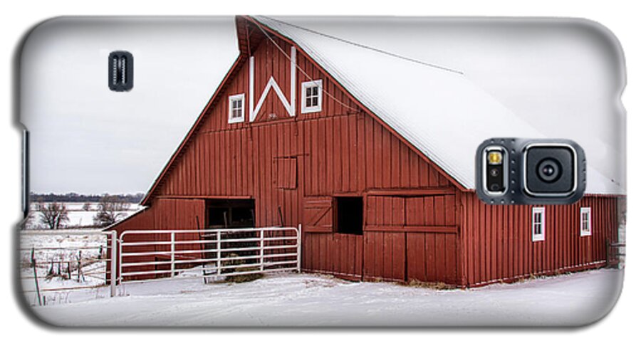 Jay Stockhaus Galaxy S5 Case featuring the photograph Red Barn by Jay Stockhaus