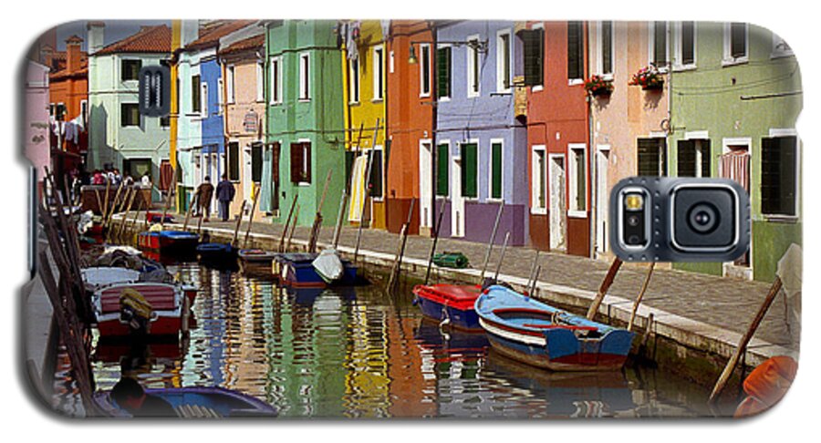 Burano Galaxy S5 Case featuring the photograph Reflections of Burano by Jenny Setchell