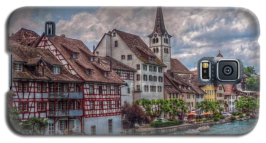 Switzerland Galaxy S5 Case featuring the photograph Rhine Bank by Hanny Heim