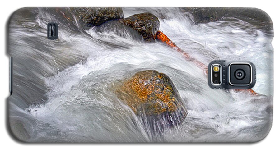 Ribbon Fall Creek Galaxy S5 Case featuring the photograph Ribbon Fall Creek by Steven Barrows