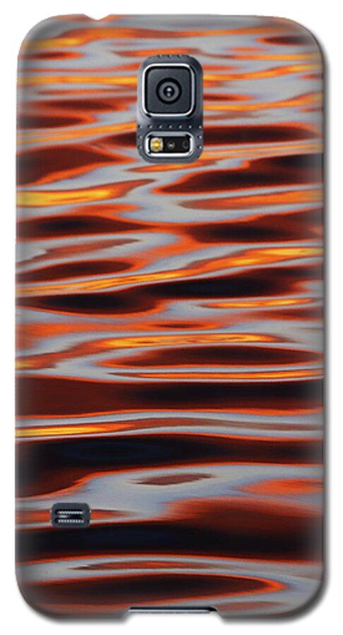 Ripples Galaxy S5 Case featuring the photograph Ripples at Sunset by Robert Woodward