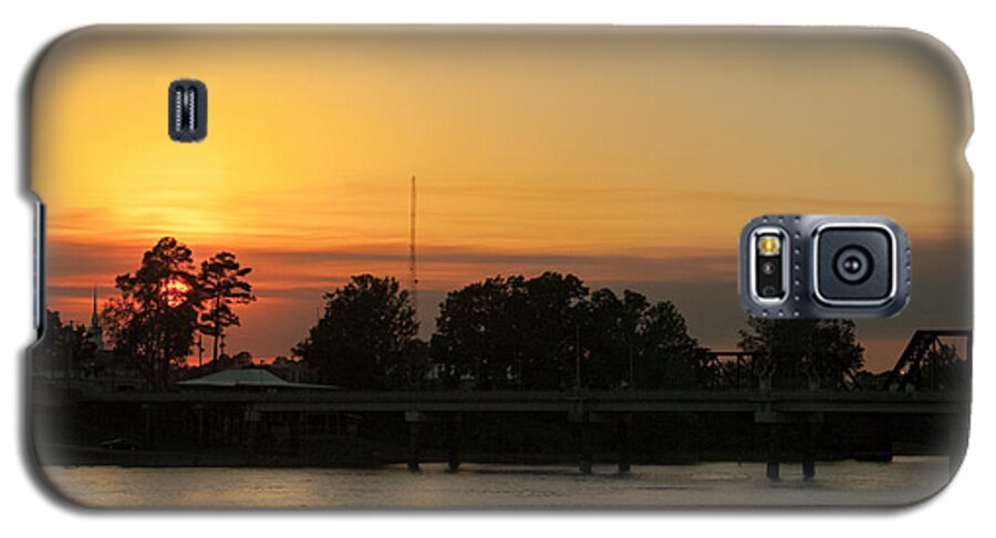 Sunset Galaxy S5 Case featuring the photograph RIver Sunset by Eugene Campbell