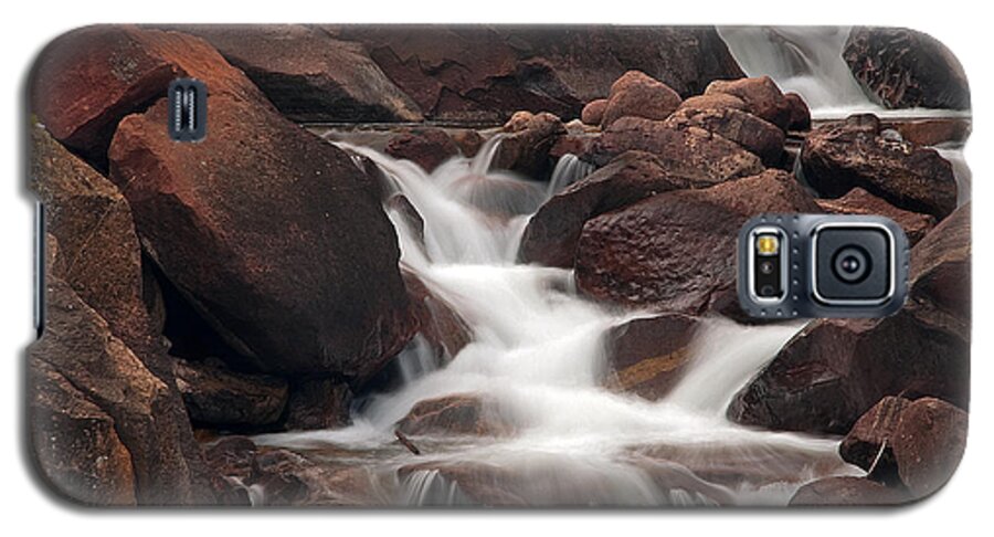 Rock Galaxy S5 Case featuring the photograph Rocks and Water by Eric Rundle