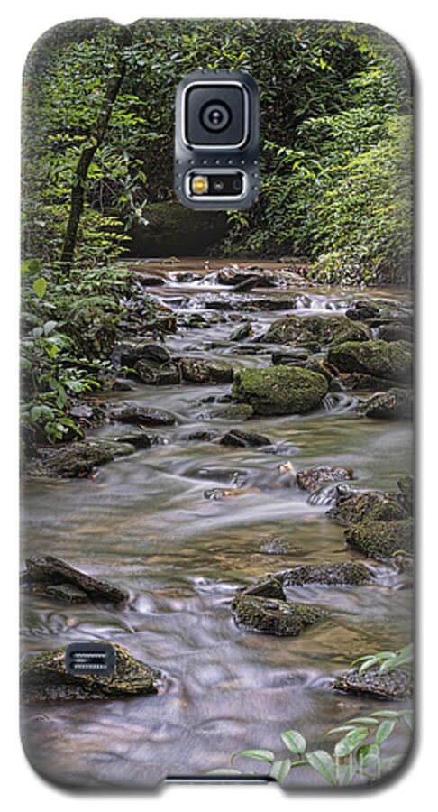Landscape Galaxy S5 Case featuring the photograph Rocks in the Stream by Louise St Romain