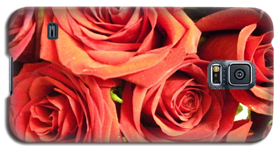 Wall Galaxy S5 Case featuring the photograph Roses On Your Wall by Joseph Baril