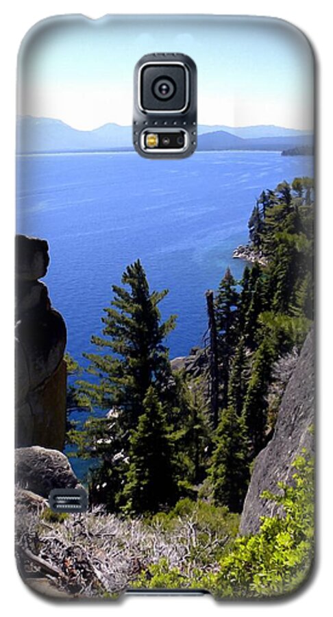 Lake Tahoe Galaxy S5 Case featuring the photograph Rubican Trail View Of Lake Tahoe by Frank Wilson