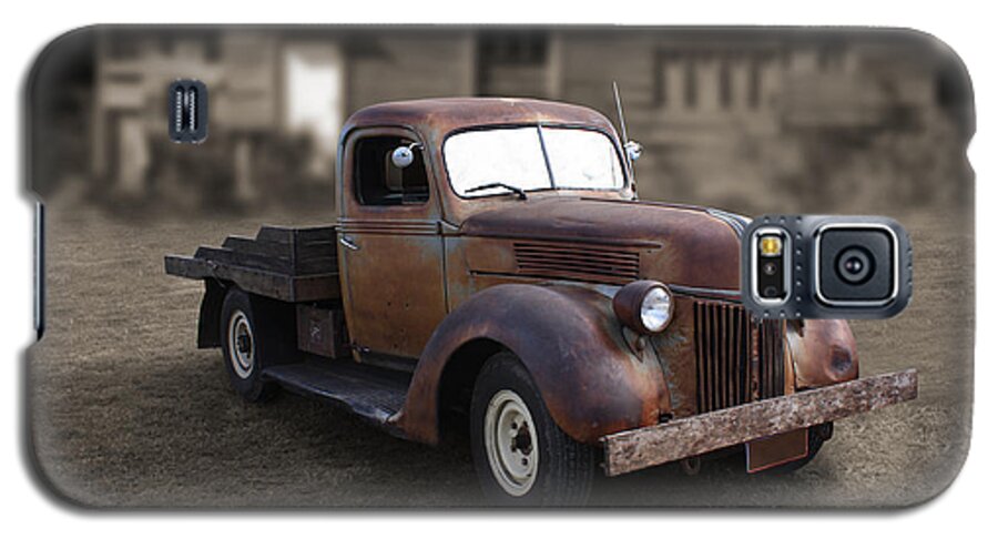 Ford Galaxy S5 Case featuring the photograph Rustic Ford Truck by Keith Hawley