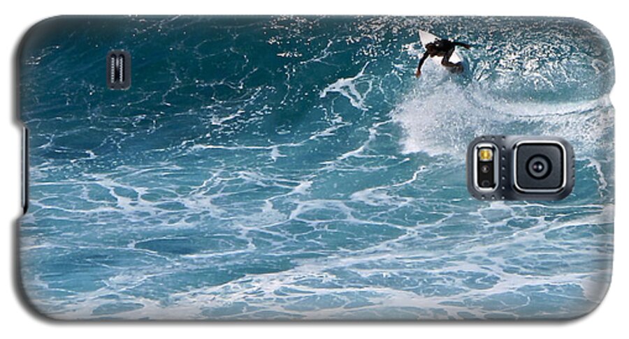 Surf Galaxy S5 Case featuring the photograph S-Turns by Kathy Corday