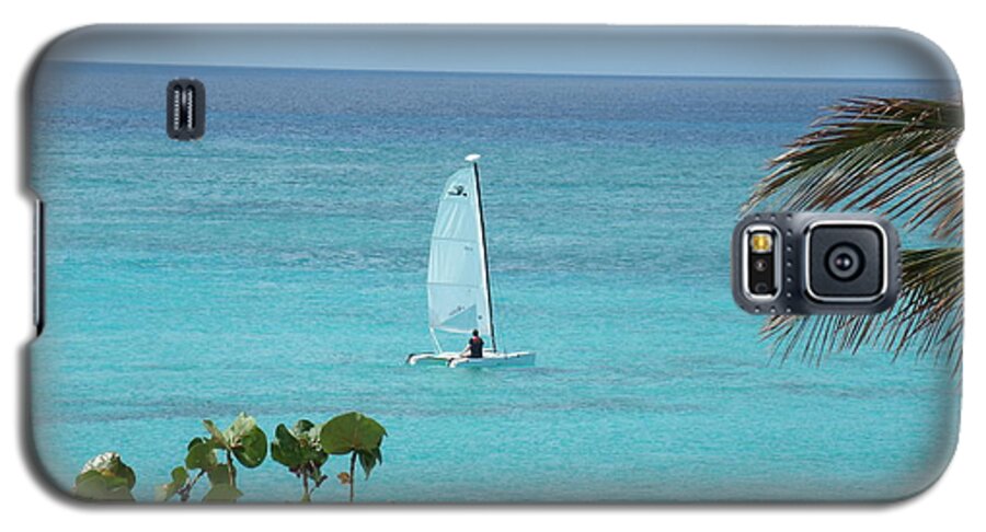 Sailboat Galaxy S5 Case featuring the photograph Sailing by David S Reynolds