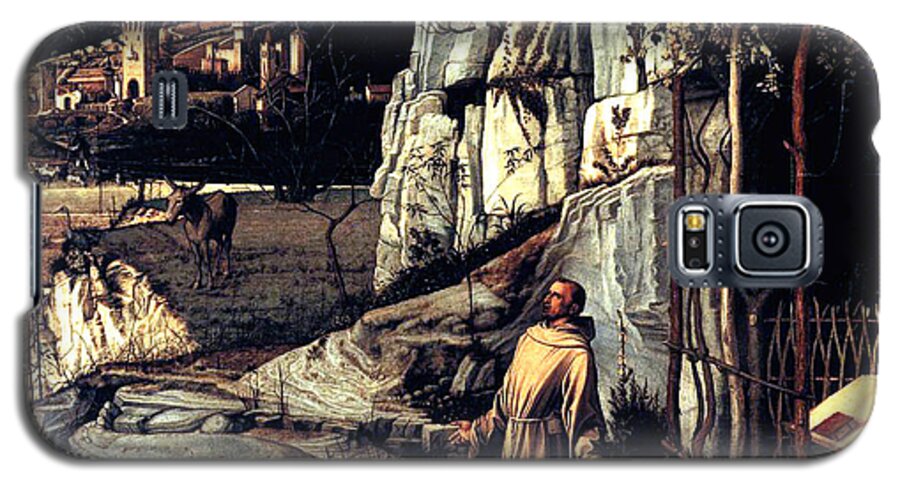 St. Francis In Ecstasy Galaxy S5 Case featuring the painting Saint Francis in Ecstasy 1485 Giovanni Bellini by Karon Melillo DeVega