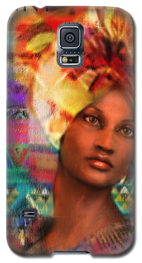Saint Galaxy S5 Case featuring the painting Saint Perpetua of Carthage by Suzanne Silvir