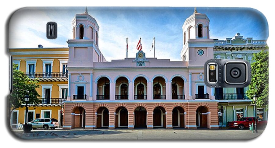 Puerto Rico Galaxy S5 Case featuring the photograph San Juan City Hall by Ricardo J Ruiz de Porras