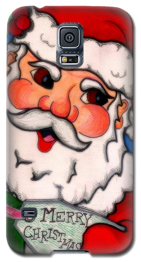 Santa Galaxy S5 Case featuring the digital art Santa by Jame Hayes