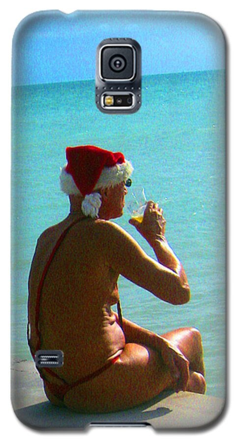 Santa Galaxy S5 Case featuring the photograph Santa on Vacation by Sonia Flores Ruiz