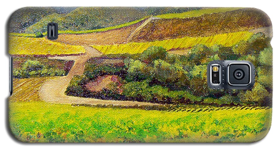Santa Rita Hills Galaxy S5 Case featuring the painting Santa Rita Color by Terry Taylor