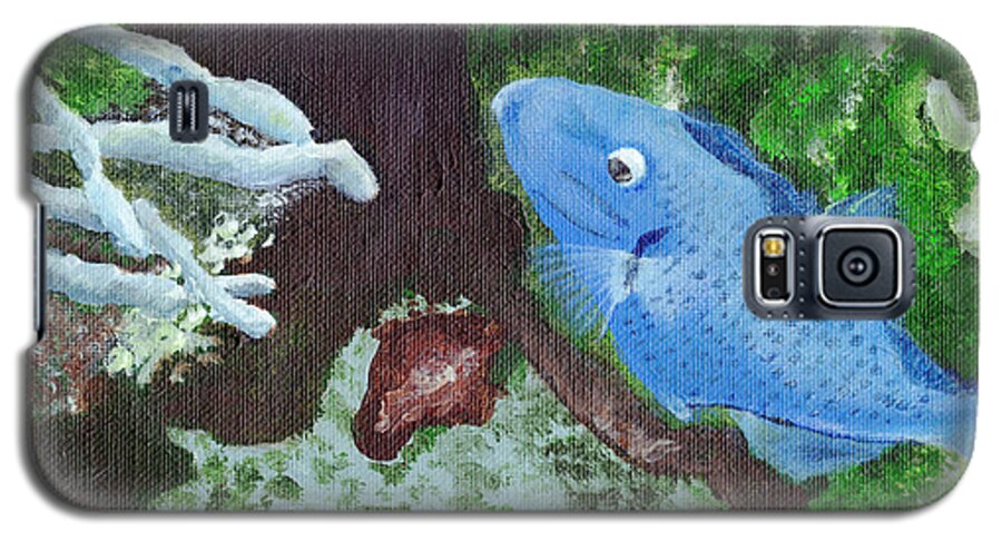 Sargassum Trigger Galaxy S5 Case featuring the painting Sargassum Trigger by Davend Dom