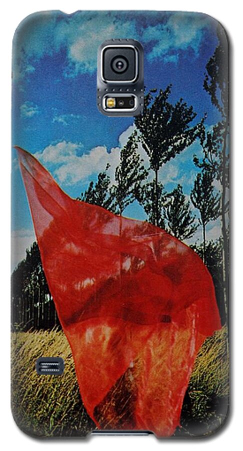 Scarf Galaxy S5 Case featuring the photograph SCARF in the WINDS by Rob Hans
