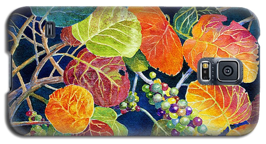 Seagrapes Galaxy S5 Case featuring the painting Sea Grapes II by Roger Rockefeller