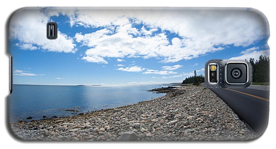 Acadia Galaxy S5 Case featuring the photograph Seawall - Acadia by Kirkodd Photography Of New England