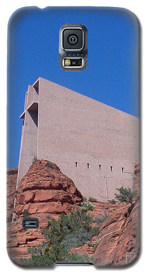 Sedona Arizona Galaxy S5 Case featuring the photograph Sedona Chapel 1 by Tom Doud