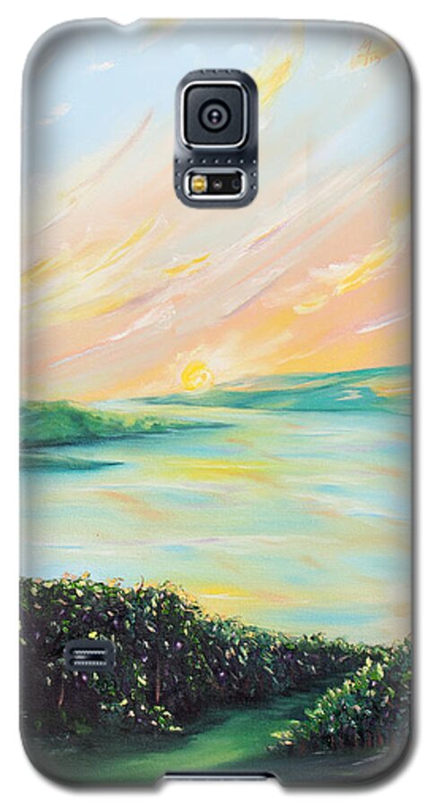 Lake Galaxy S5 Case featuring the painting Seeded Spirit by Meaghan Troup