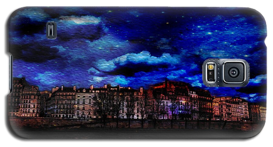 Cityscape Galaxy S5 Case featuring the photograph Seine River Paris France by James Bethanis