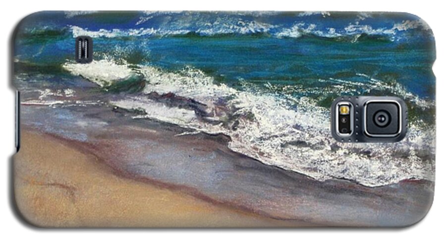 Surf Galaxy S5 Case featuring the painting September on Nantucket by Cindy Plutnicki