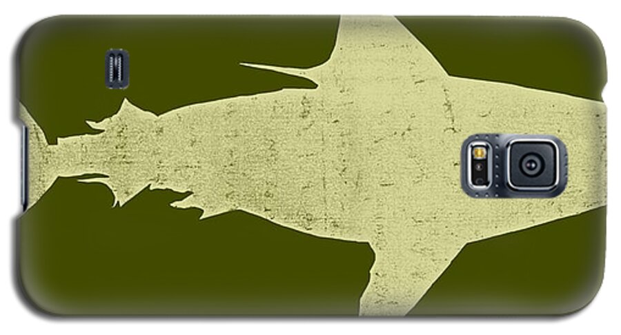 Shark Galaxy S5 Case featuring the digital art Shark by Michelle Calkins
