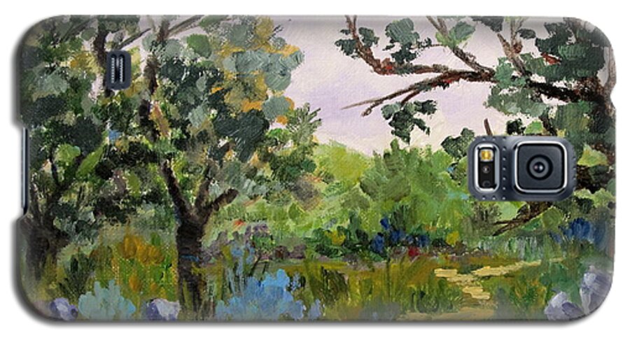 Landscapes Galaxy S5 Case featuring the painting Shortcut by Adele Bower