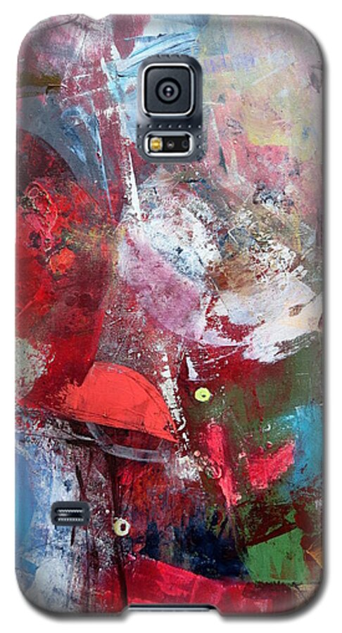 Katie Black Galaxy S5 Case featuring the painting Sideshow by Katie Black