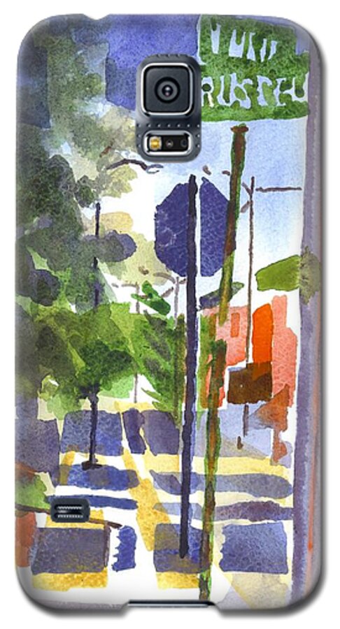 Sign Posts Galaxy S5 Case featuring the painting Sign Posts by Kip DeVore