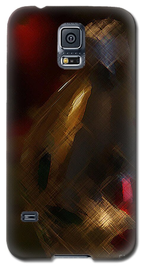 Christmas Galaxy S5 Case featuring the photograph Silver and Gold by Linda Shafer