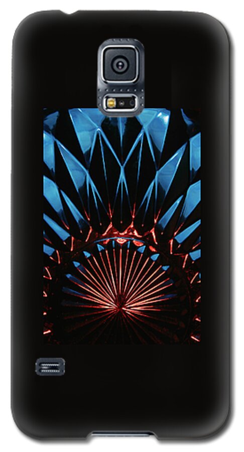 Abstract Galaxy S5 Case featuring the photograph SKC 0269 Cut Glass by Sunil Kapadia